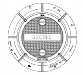 1810 5-5/8" Tall Manhole Assembly Electric